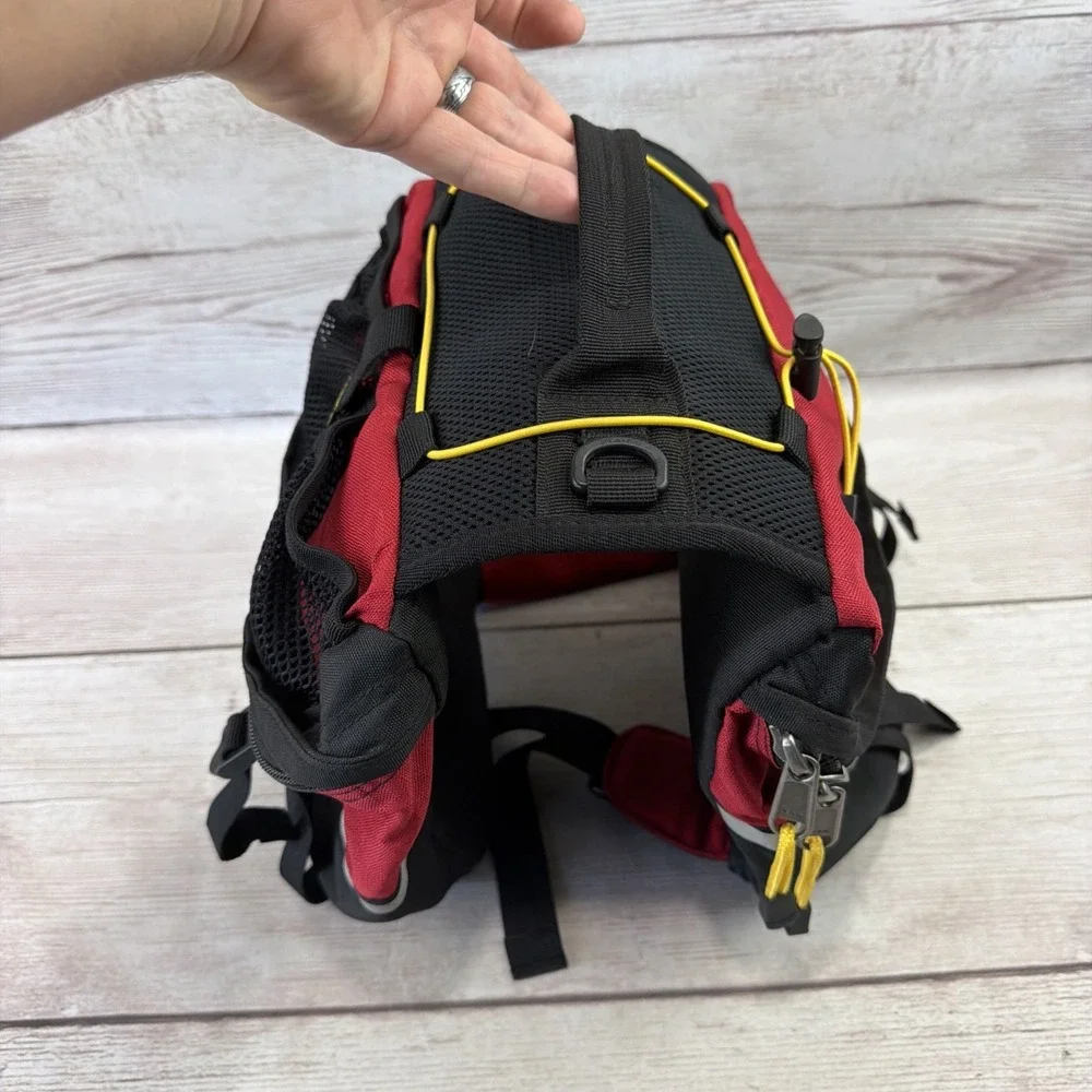 Mountainsmith K9 Dog Pack 2 Medium Red Nylon Very Good Minimal Use